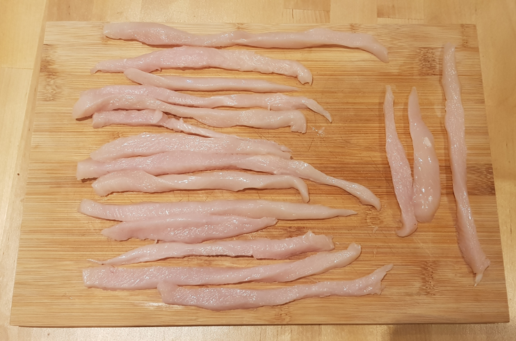 Chicken breast strips