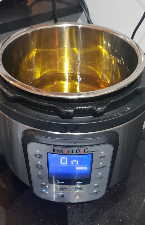 Instant pot in saute mode